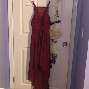 SPEECHLESS red gown. Never worn.